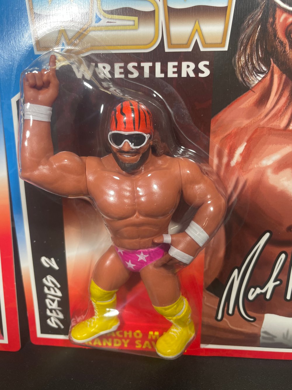 LIMITED BUNDLE OFFER: MACHO MAN RANDY SAVAGE WRESTLE-SOMETHING WRESTLERS SERIES 2 FIGURES SET OF 2