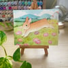 Wild bunny | watercolor mini print