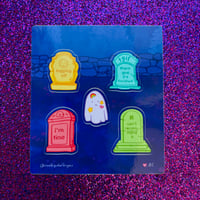 Image 1 of Dead Tired Graveyard Sticker Sheet