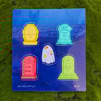 Image 2 of Dead Tired Graveyard Sticker Sheet