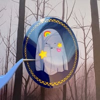 Image 2 of The Collector (Translucent Vinyl Ghostie Sticker)