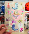 Dino Mania  - sticker sheet