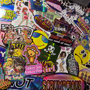 Image of 10 PACK MYSTERY VINTAGE STICKERS!