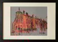 Image 4 of Tenements, North Gardner Street - Framed Drawing - Soft Pastels and Charcoal on Paper 