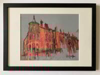 Image 5 of Tenements, North Gardner Street - Framed Drawing - Soft Pastels and Charcoal on Paper