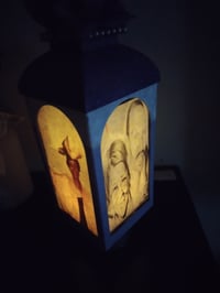 Image 3 of Custom Personalized Memorial Lantern 