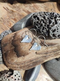Image 2 of Heart Leaf Earrings