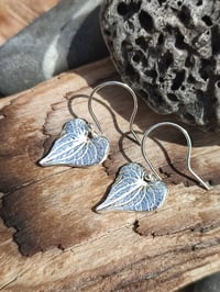 Image 4 of Heart Leaf Earrings
