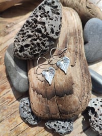 Image 5 of Heart Leaf Earrings