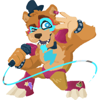 Image 1 of Glamrock Freddy Charm