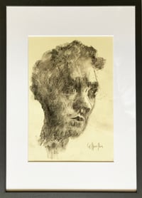 Image 2 of A Memory Ascending - Framed Drawing - Charcoal on Paper 