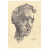 Image 1 of A Memory Ascending - Framed Drawing - Charcoal on Paper 