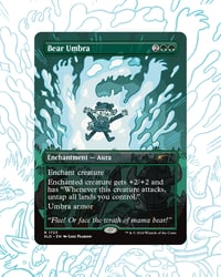 Bear Umbra - MTG Secret Lair Artist Proof (signed)