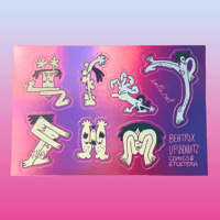 "Girls" Holographic Stickers