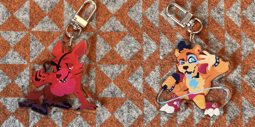 Image of Glamrock Freddy Charm