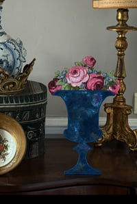 Image 1 of Silhouette vase Médicis bleu 1