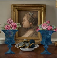 Image 3 of Silhouette de vase medicis bleu 2