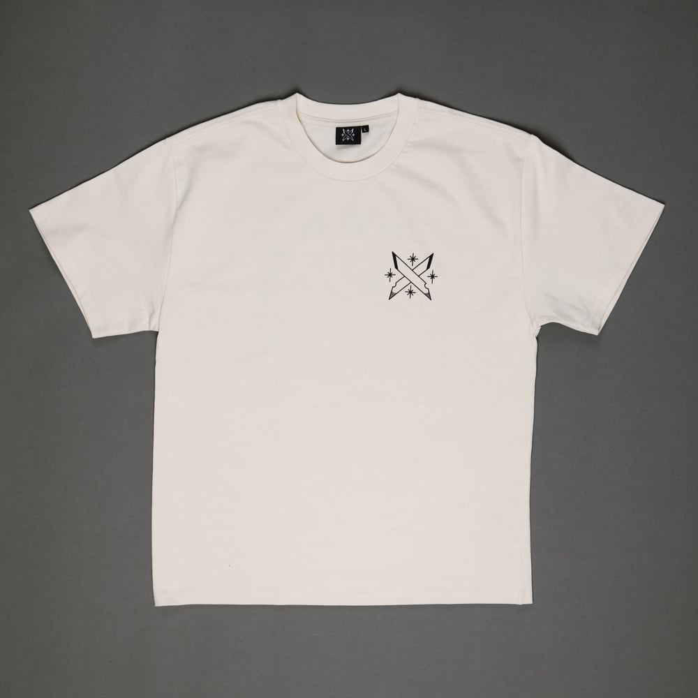 Image of 'Everything is terrible' - Grim Mascot Ecru T-Shirt