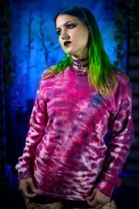 Image 7 of Medium Thy Art Is Murder Pink Tie Dye Longsleeve
