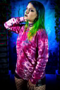 Image 6 of Medium Thy Art Is Murder Pink Tie Dye Longsleeve