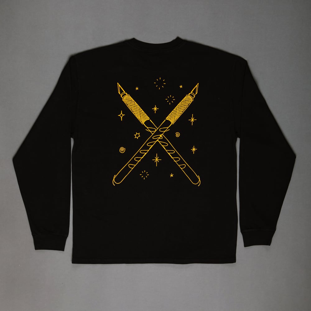 Image of SNIK - 'Tools Of The Trade' Long Sleeve T-Shirt - Black