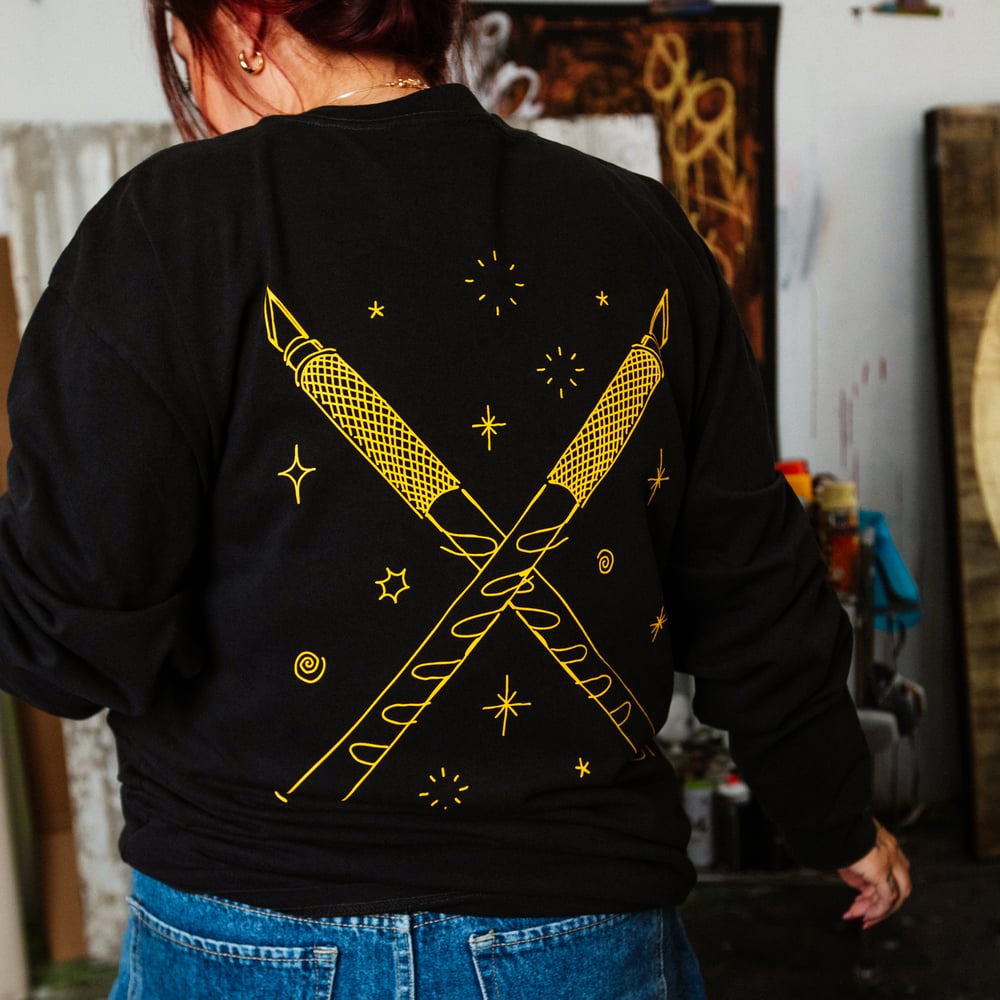 Image of SNIK - 'Tools Of The Trade' Long Sleeve T-Shirt - Black