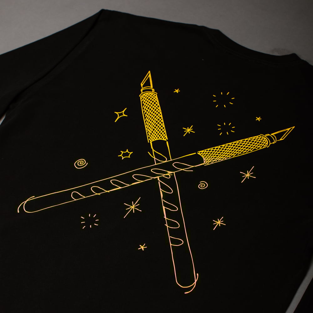 Image of SNIK - 'Tools Of The Trade' Long Sleeve T-Shirt - Black