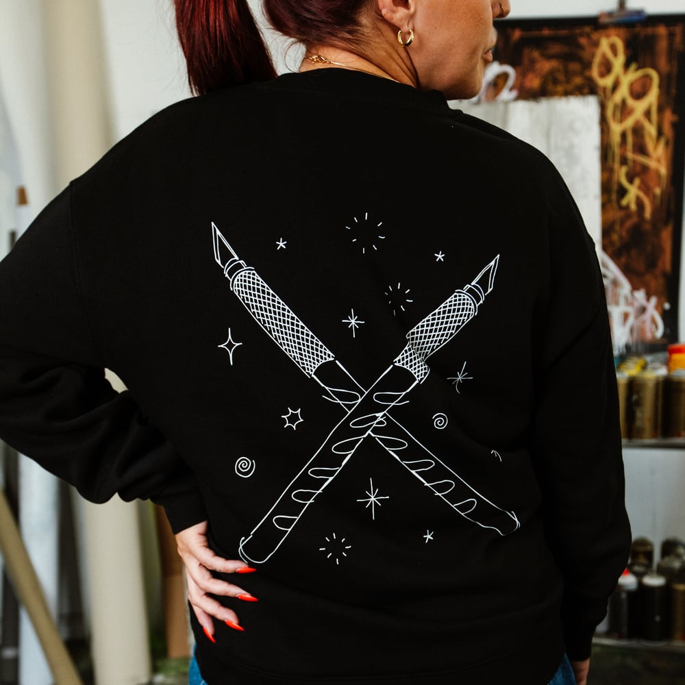 Image of SNIK 'Tools Of The Trade' Crew Neck - Black