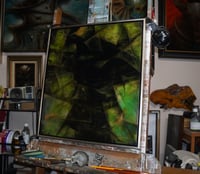 Image 2 of Untitled, oil painting on wood panel