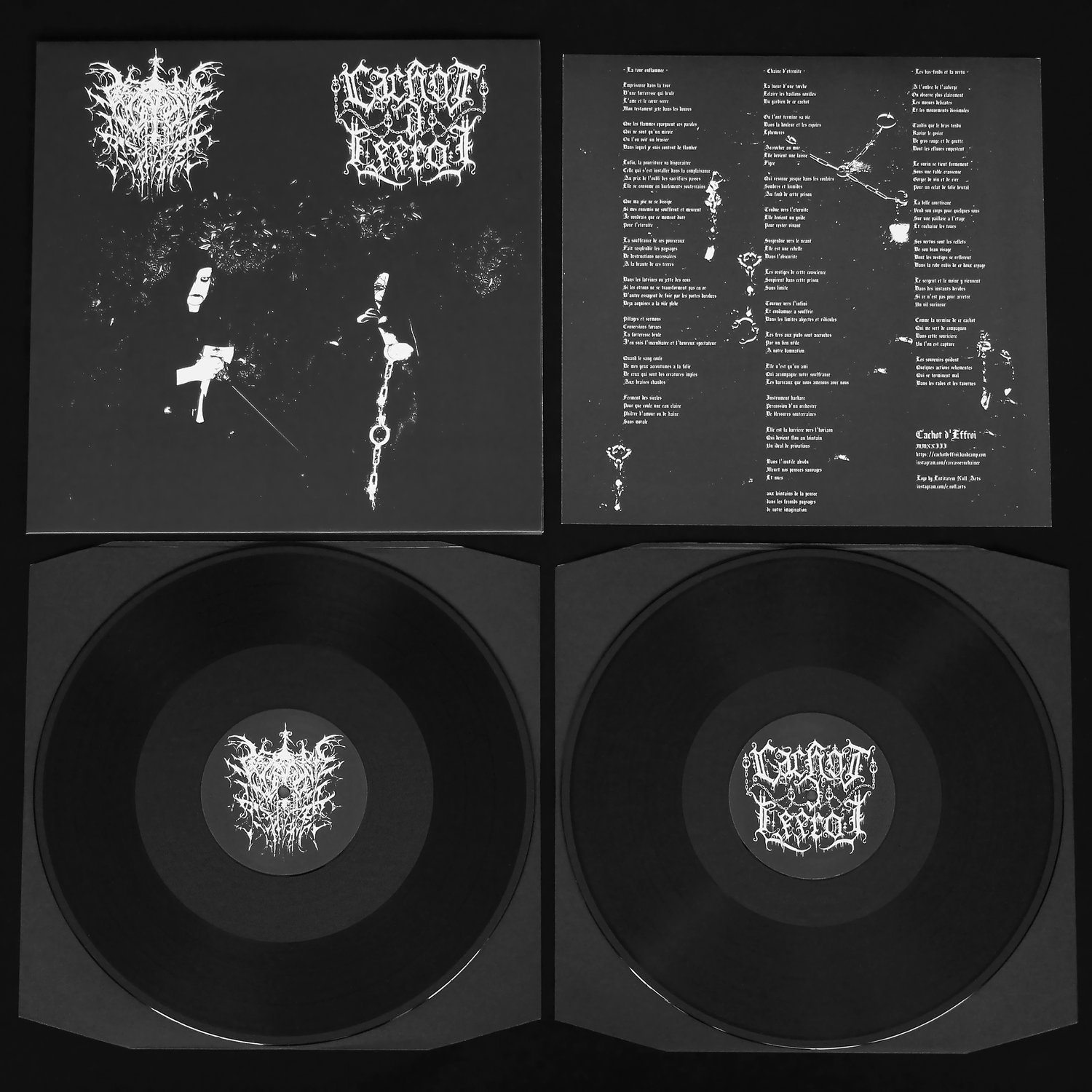 Death Be With Thee / Cachot d’Effroi – Split 12” LP