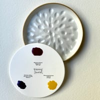 Image 2 of *New* Stoneware Paint Palette and Primary Triad Set