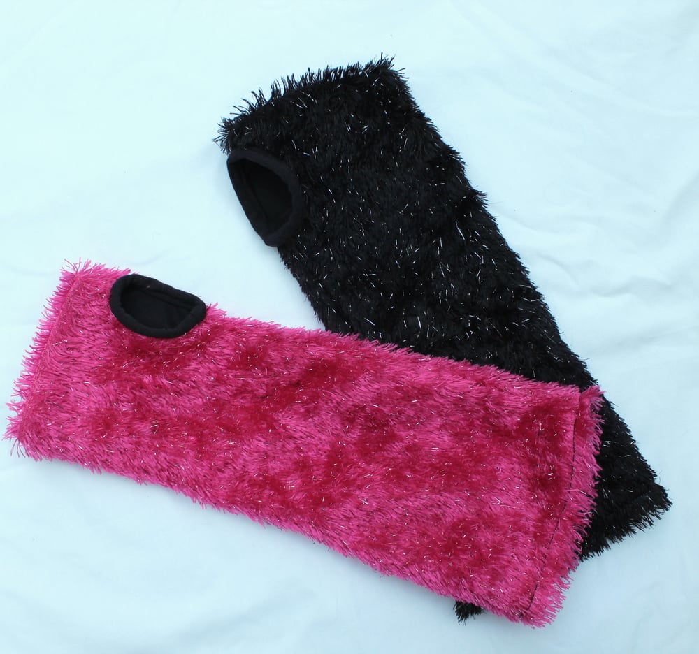 Image of Fuzzy Arm Warmers