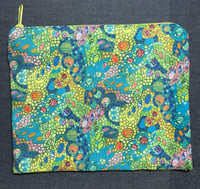 Image 2 of Green Mosaic Zip Bag 