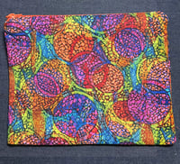 Image 2 of Orange Mosaic Zip Bag 