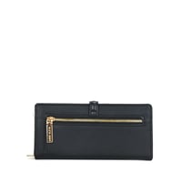 Image 3 of Anne Klein 2 Piece Gift Set with Sculpted Buckle Wallet and Removeable Card Organizer - Black