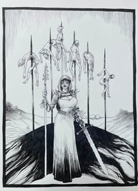 Illustration pour le fanzine Stryga