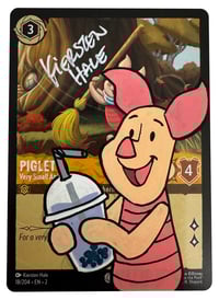 Lorcana Alter and Autograph- Piglet Boba