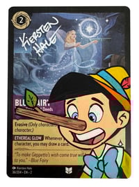 Lorcana Card Alter and Autograph- Pinocchio Nose