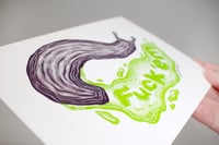 Image 2 of Fuck 'em 5x7 Screen Print