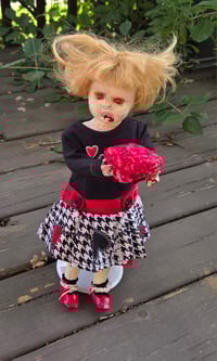 Image 2 of Zombie Sally Horror Creepy Porcelain Artist Doll 