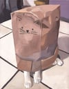 Paper Bag Kitty III (PRINT)