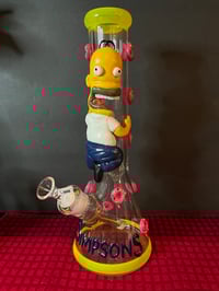 Image 4 of 13.5" The Simpsons  Glass Bong