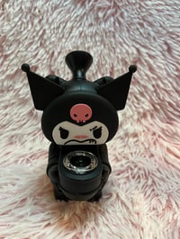 Image 8 of 5.5" Kuromi Silicone Water Pipe Bubbler Shisha Bong 