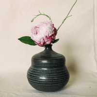 Small Bud Vase - Black Ridge