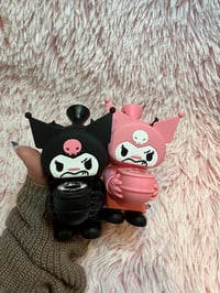 Image 1 of 5.5" Kuromi Silicone Water Pipe Bubbler Shisha Bong 