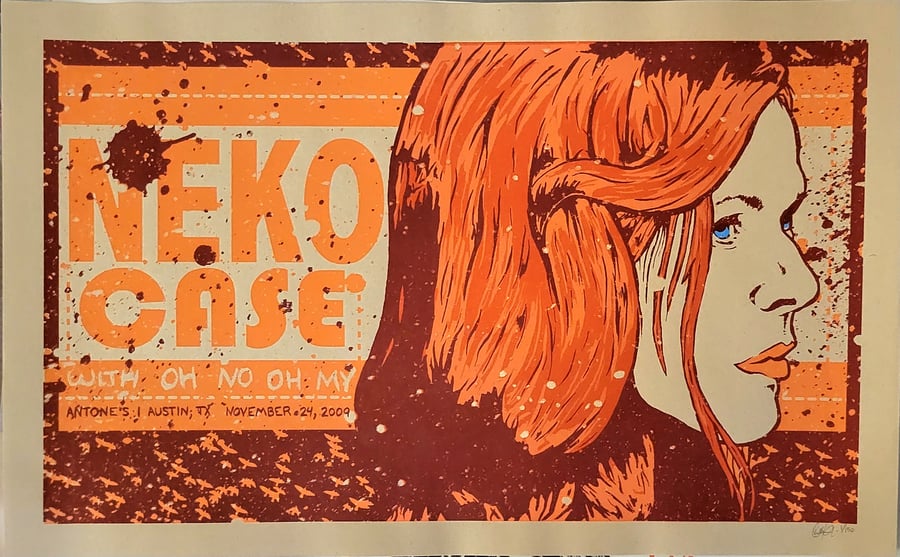 Image of Neko Case Gigposter Austin