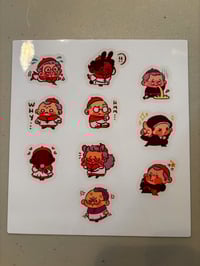DROP 2B Merch: Individual sticker sheet