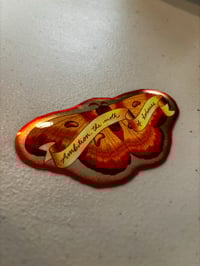 Image 2 of DROP 2B Merch: 4" Metallic Moth Ambition Sticker