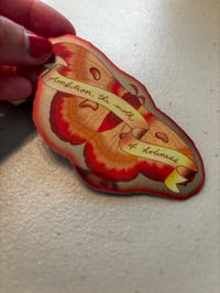 Image 1 of DROP 2B Merch: 4" Metallic Moth Ambition Sticker