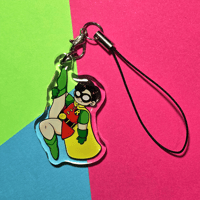 Boy Wonder Phone Charm